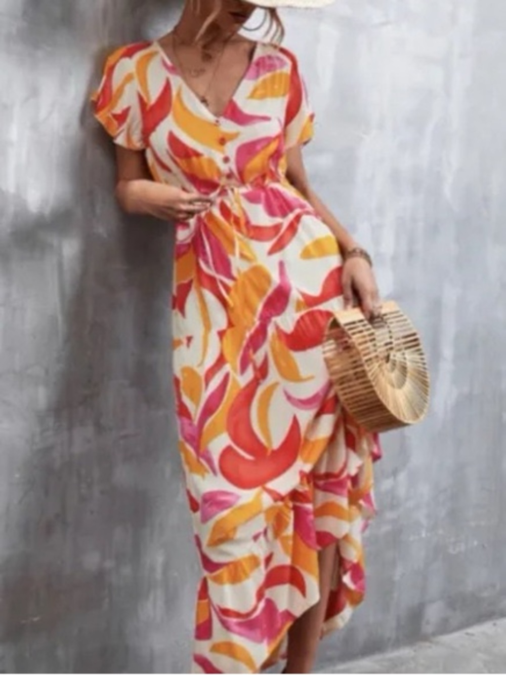Anthropologie Abel The Label Swish High Low Dress XS NWOT $160
